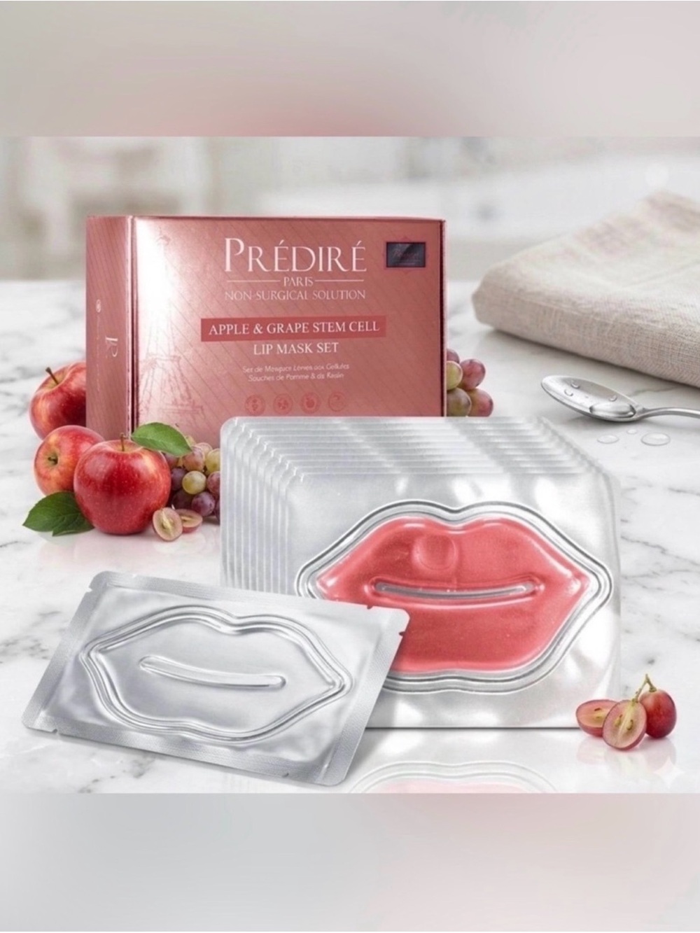 PP Apple & Grape Stem Cell Lip Mask 10 Piece Set - Retail $400